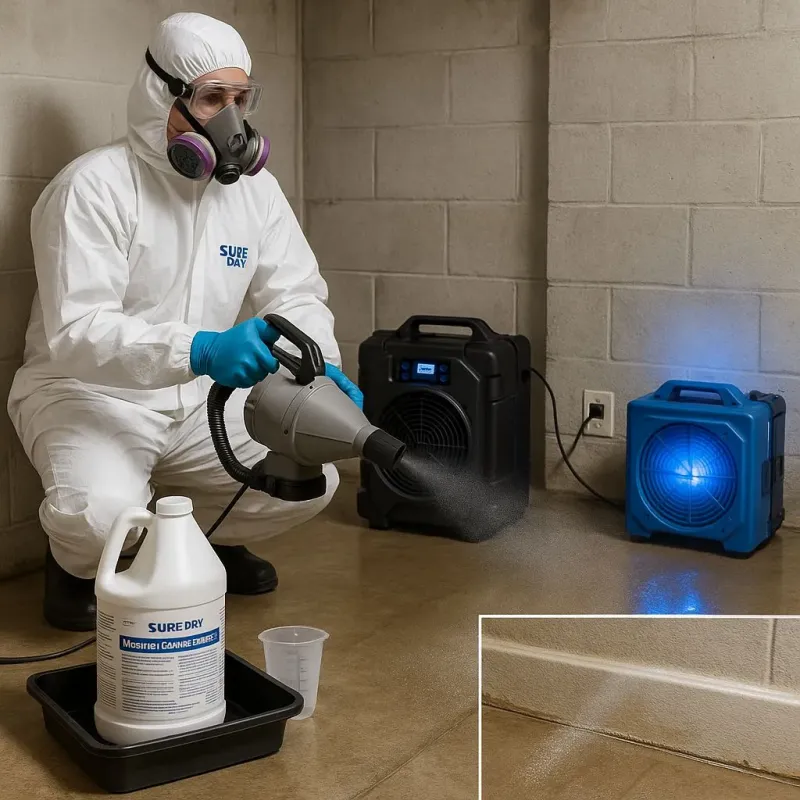 Sanitization and Odor Removal process in Bridgewater, NH